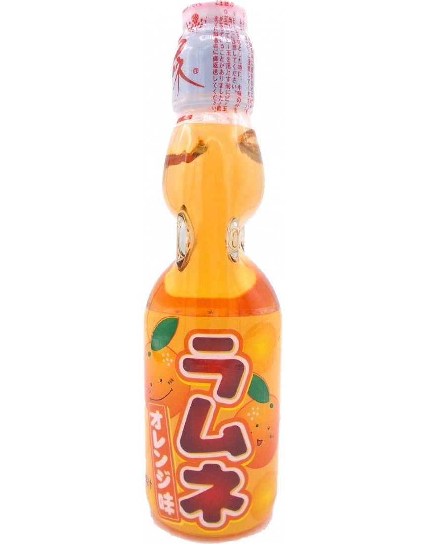 Ramune Orange - Brus med Appelsinsmak 200 ml (Japan Import)