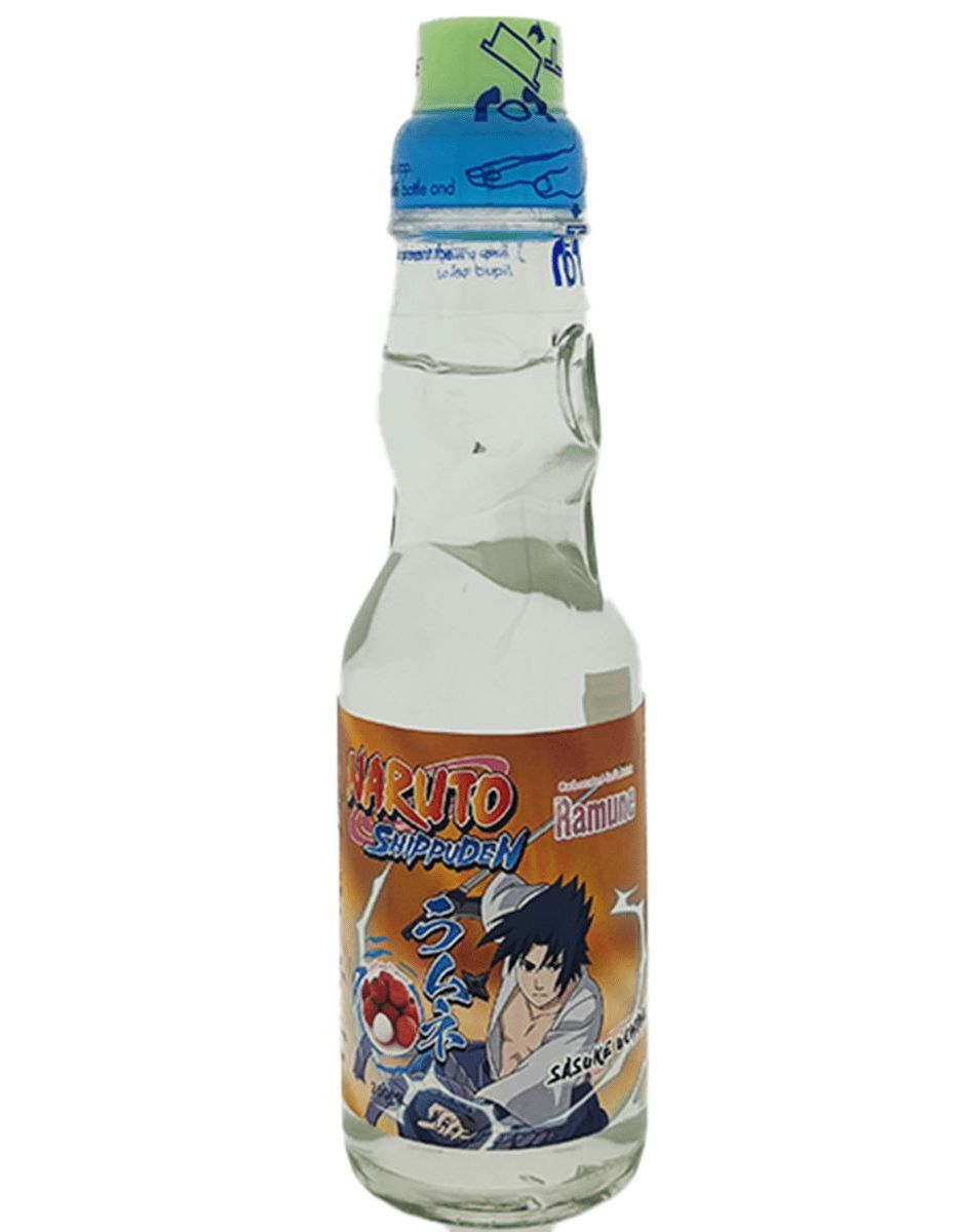 Ramune Lychee - Naruto Shippuden - Brus med Litchismak 200 ml (Japan Import)