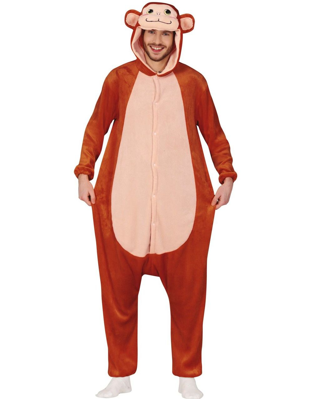 Kigurumi Apekostyme til Voksen - Strl Large