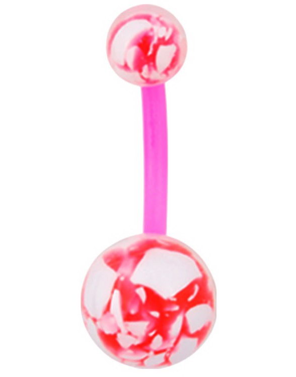 Sukkertøy Orange Navlepiercing