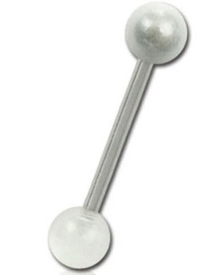 Moon Stone White - Tungepiercing