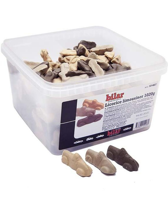 1 kg Ahlgrens Limousiner Lakris Skumgodteri