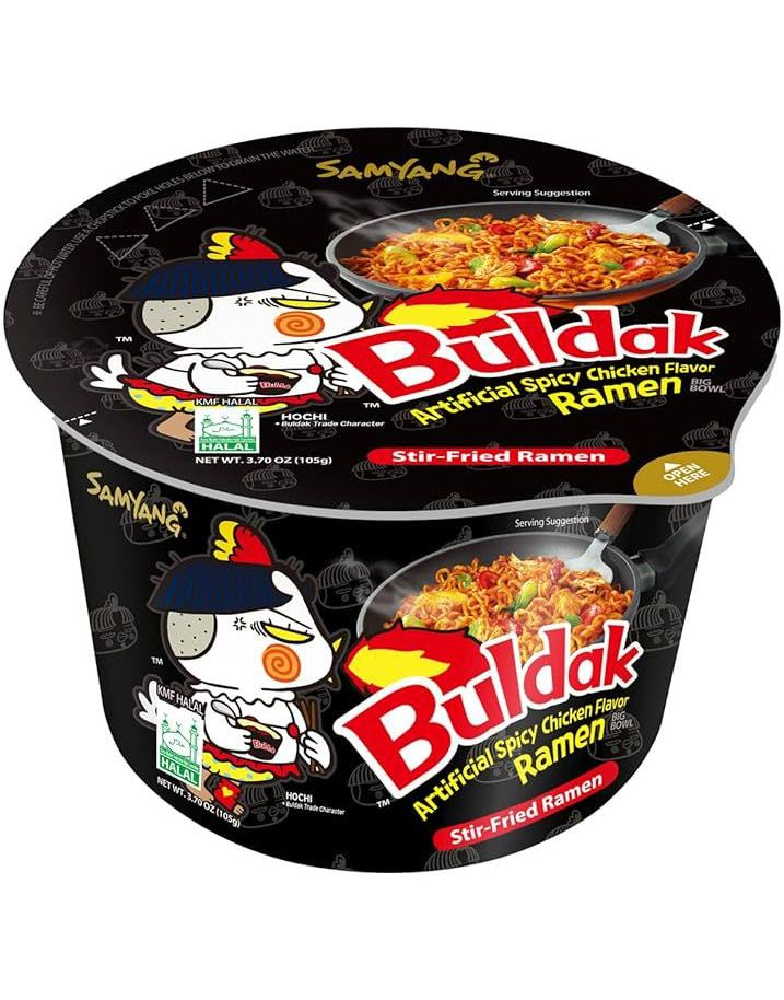 Samyang Buldak Hot Chicken Ramen Flavour Big Bowl 105 gram (Korea Import)