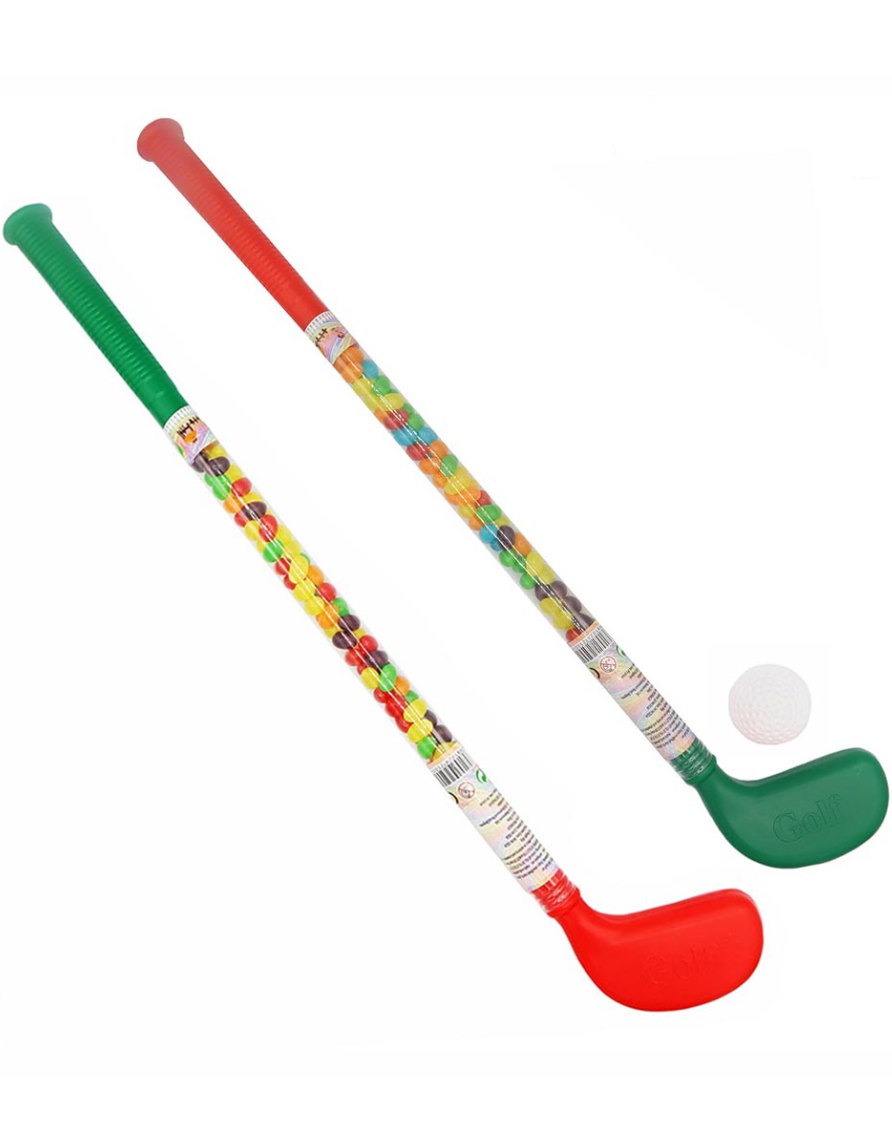 1 stk Kandy Kane Jelly Bean Golf Clubs 80 gram - Assorterte Farger