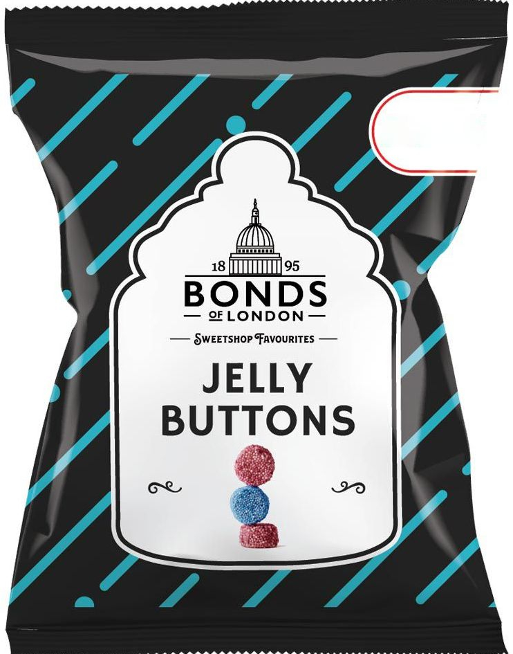 Jelly Buttons - Bonds of London 105 gram (UK)