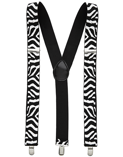 Sebramønstret Buksesele i Svart og Hvit