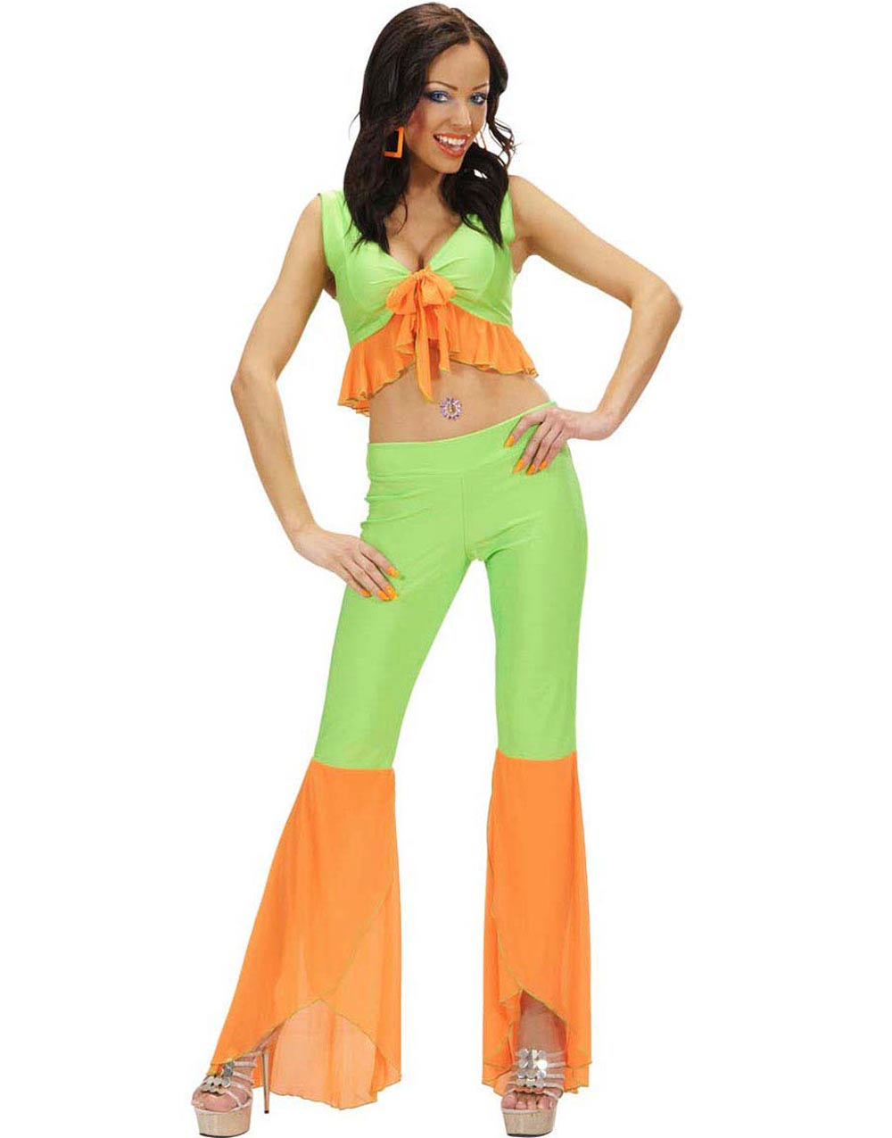 Samba Komplett Kostyme - Neon Grønn