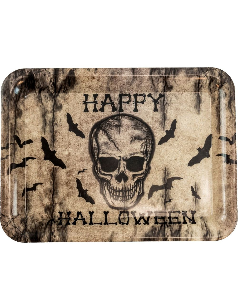Serveringsfat i Hardplast 33x24 cm - Happy Halloween