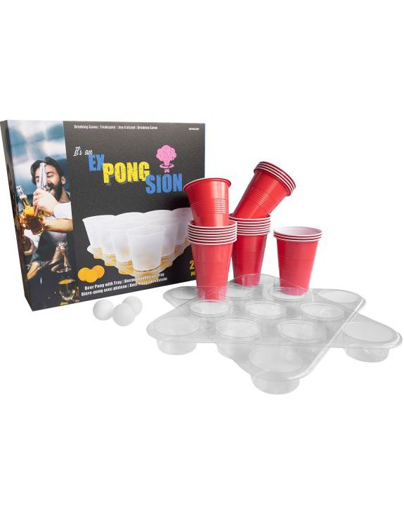 Beer Pong - med 22 Kopper og 3 Baller