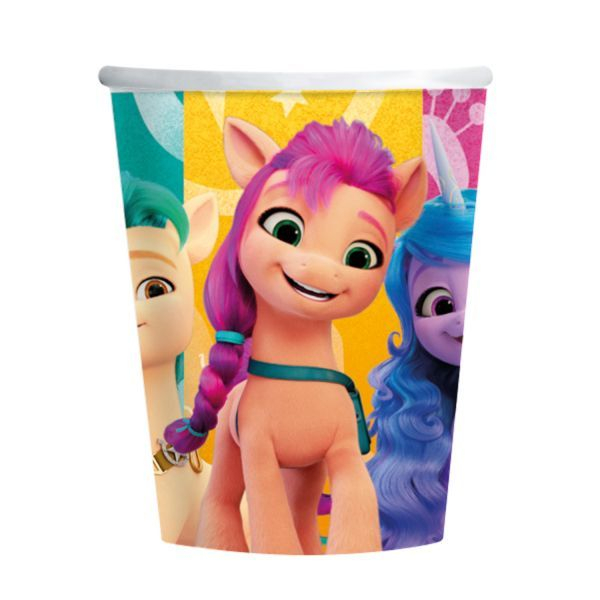8 stk Pappkrus 250 ml - My Little Pony