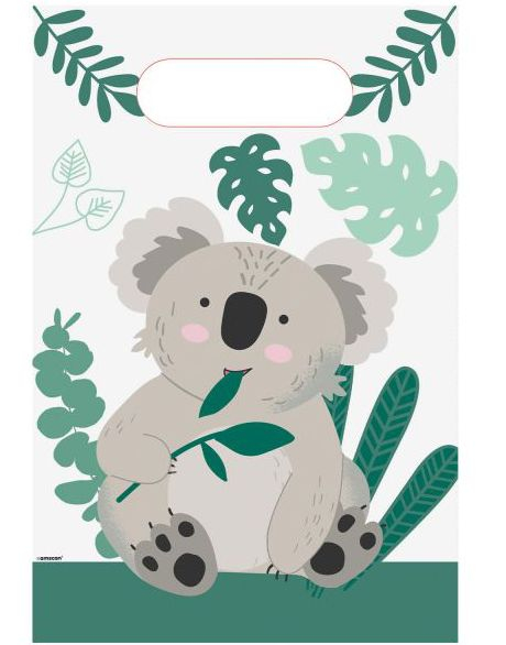 8 stk Koala Godteposer i Papir