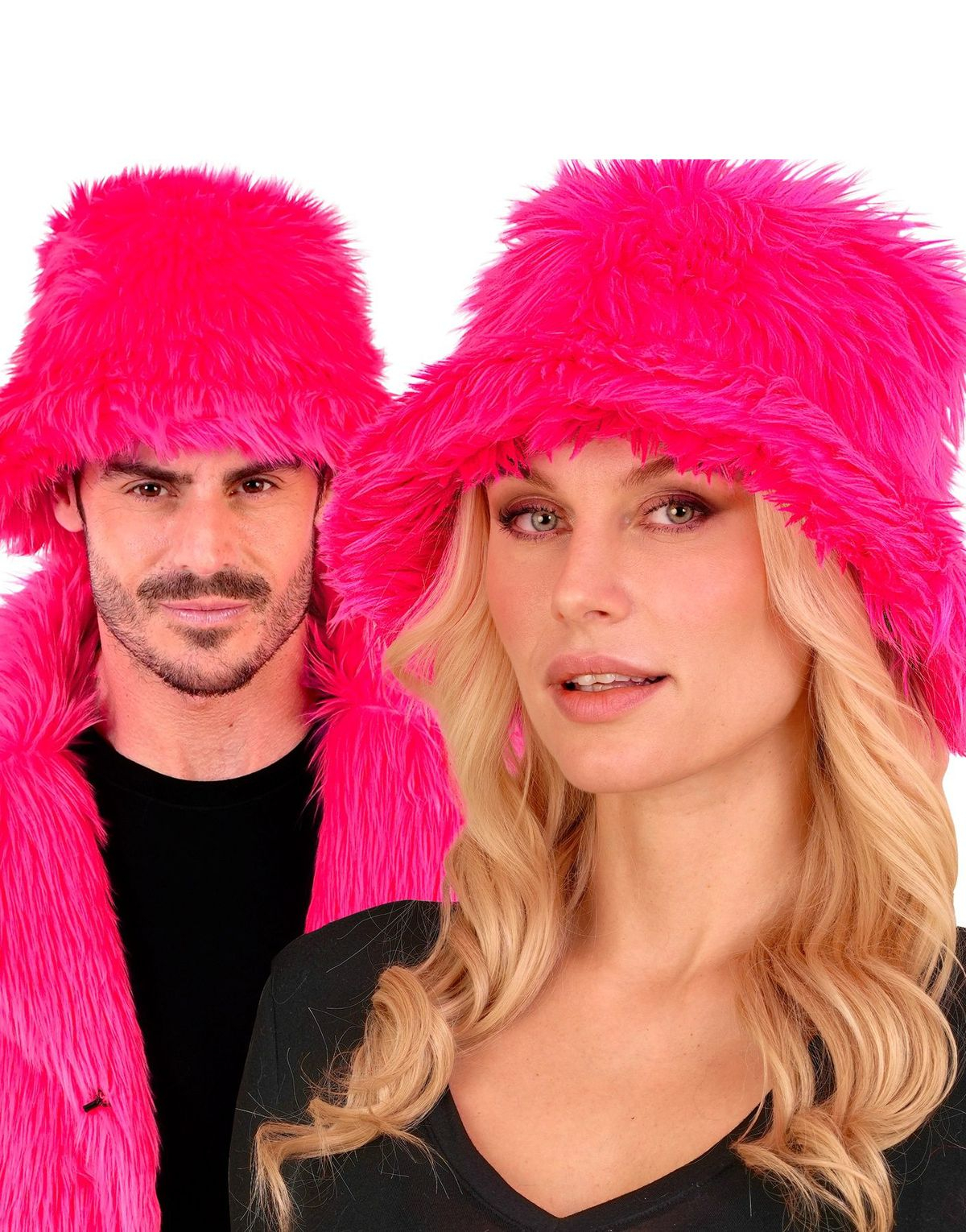 90's Pels Bøttehatt - Rosa