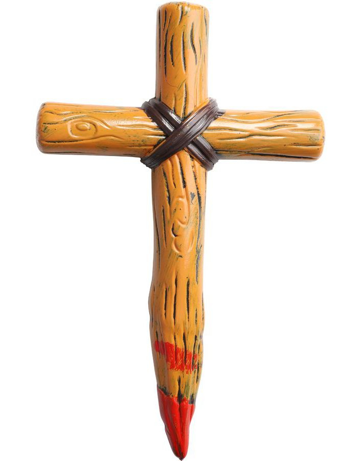 Blodig Korsformet Stake Kostymevåpen/Tilbehør