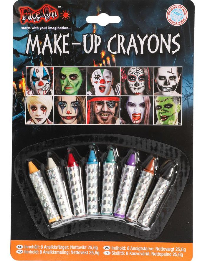 Sminkestift Sett med 8 Forskjellige Farger