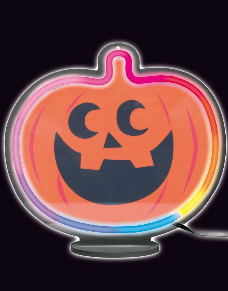 Gresskar Lampe med RBG LED-Lys 23,4x25 cm