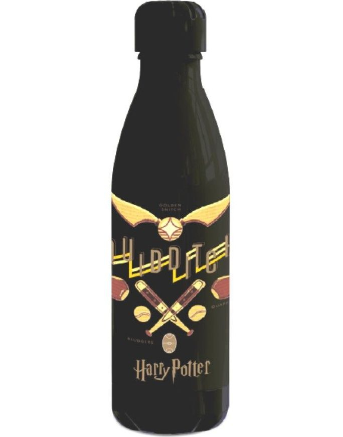 Bilde av Harry Potter Quiddich Vannflaske I Plast 600 Ml - Lisensiert