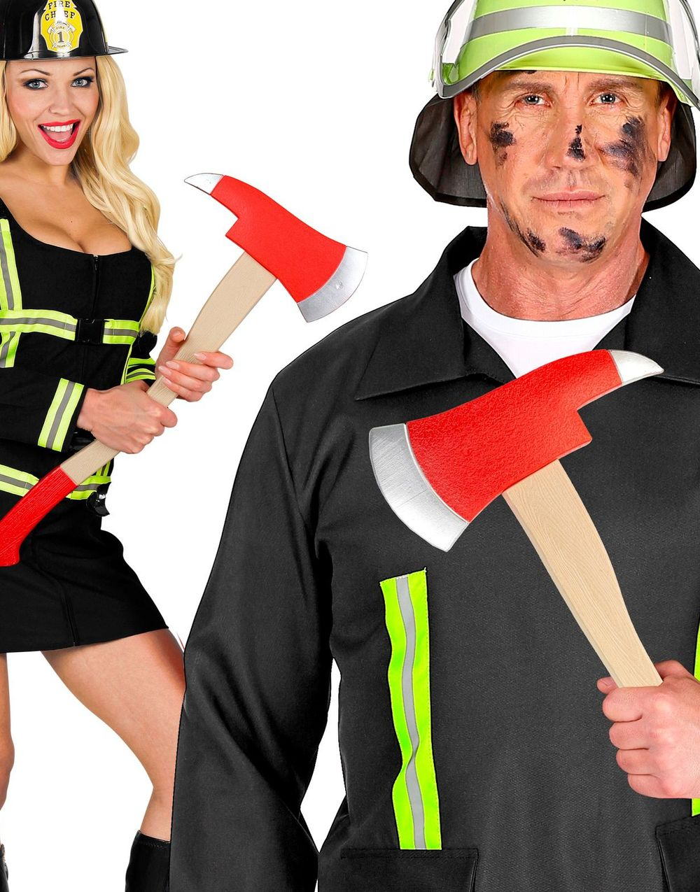 Rød Øks til Brannmann - 60 cm