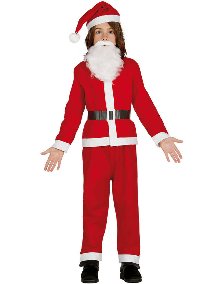 Komplett Julenissekostyme til Barn 5 Deler