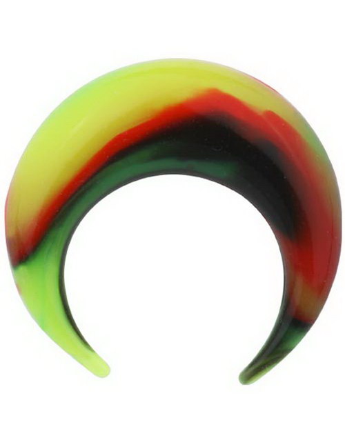 Silikon Djengis - Flerfarget Ørepiercing