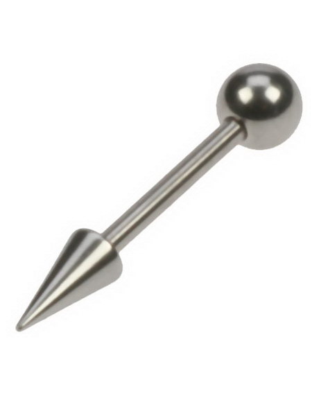 Øyenbrynspiercing med Rund Kule & Long Spike