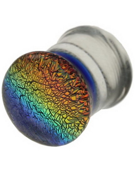Pyrex Piercing Plugg - Glitter MultiColor
