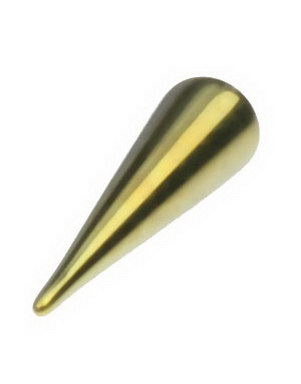 Gullfarget Spike Titankule - 3x12 mm