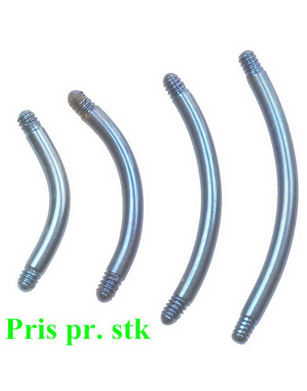 8 x 1,6 mm - Lys Blå banan (Titan stang)