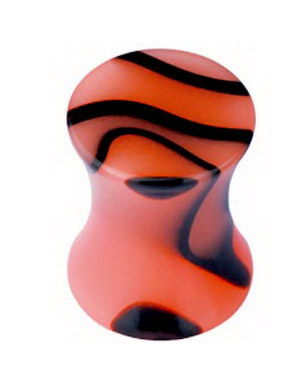 Smoked Stone - Orange Akryl Plugg