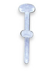 Tunge Hard Retainer gjennomsiktig 1,6 x 16 mm