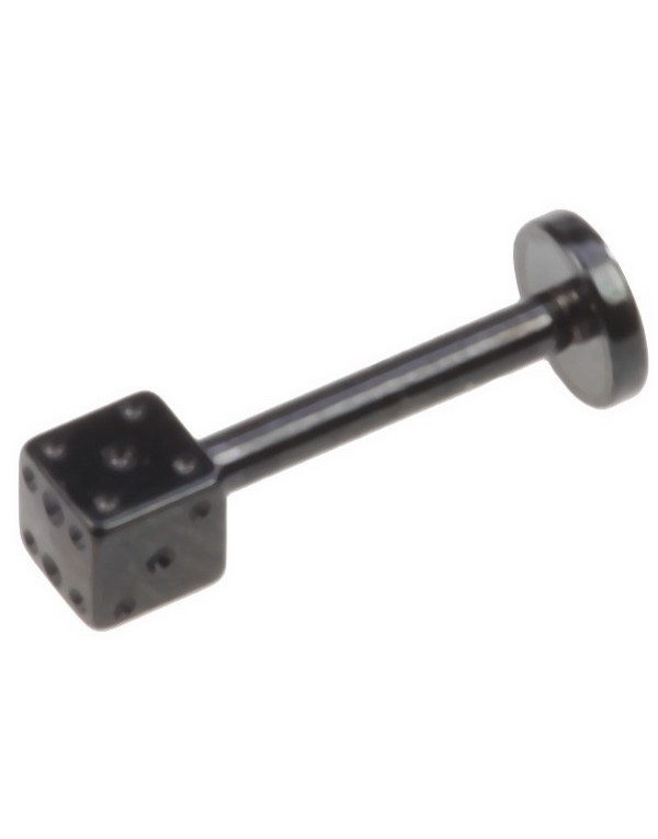 Svart Labret med Terning