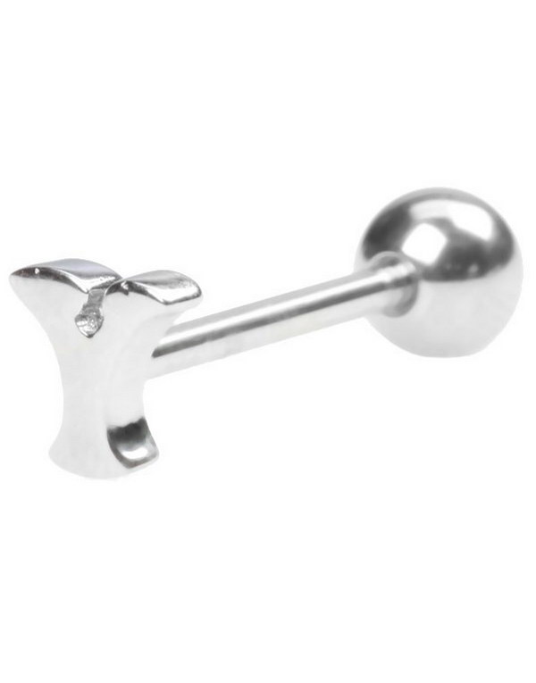 Tungepiercing med Bokstaven Y