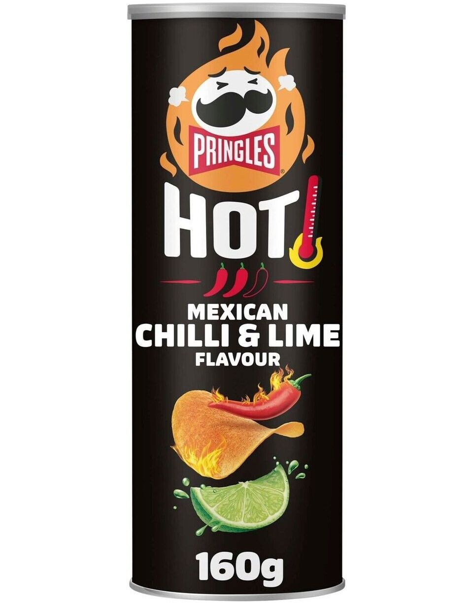Pringles Hot Mexican Chilli & Lime 160 gram (Hot)