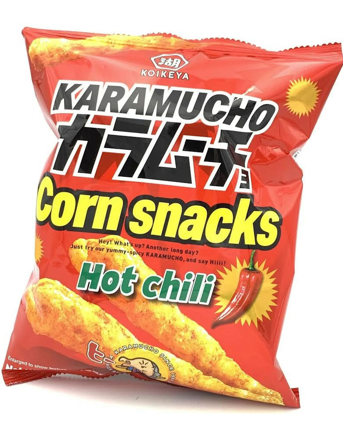 Karamucho Corn Snacks Hot Chilli 65 gram (Japan)