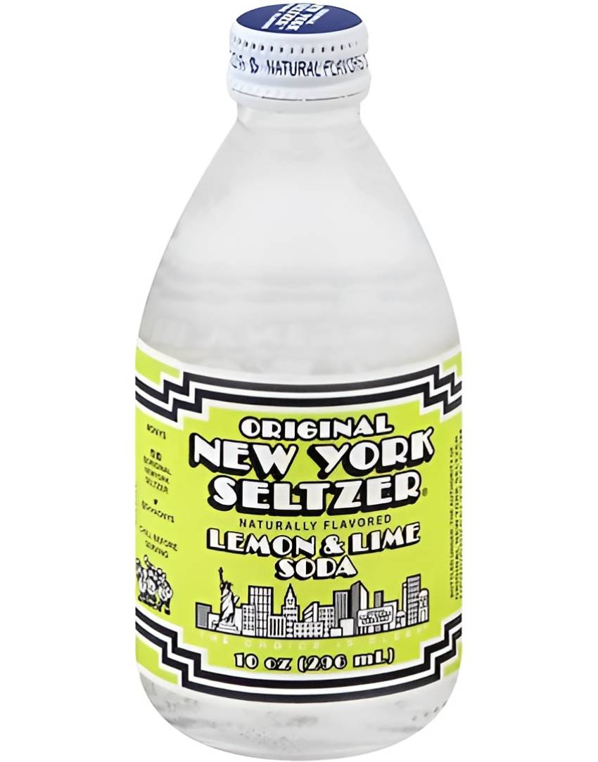 Original New York Seltzer Lemon & Lime Soda - Brus med Sitron- og Limesmak 296 ml (USA)