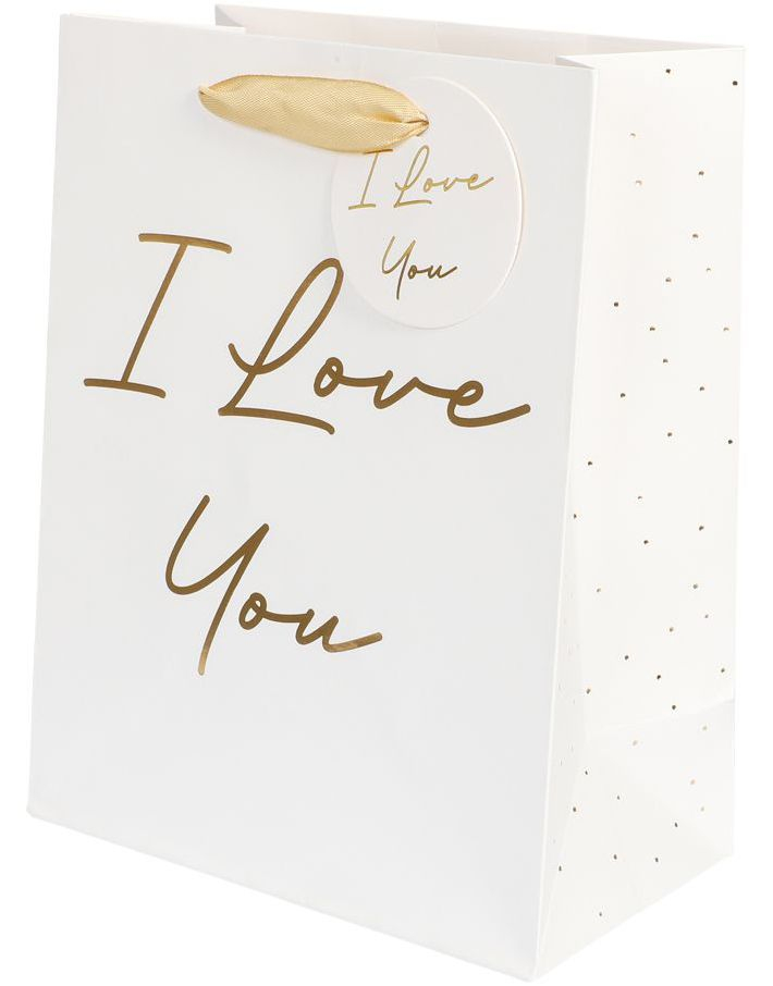 Gavepose 23x18 cm - I Love You