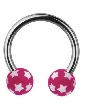 Stardom Eyebrow Piercing - Pink - 1.2 x 10 mm