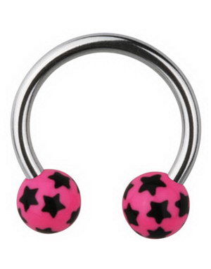 Stardom Eyebrow Piercing - Purple - 1.2 x 10 mm