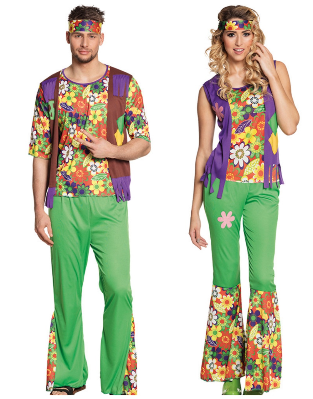 Parkostyme . Woodstock Hippie Kostyme