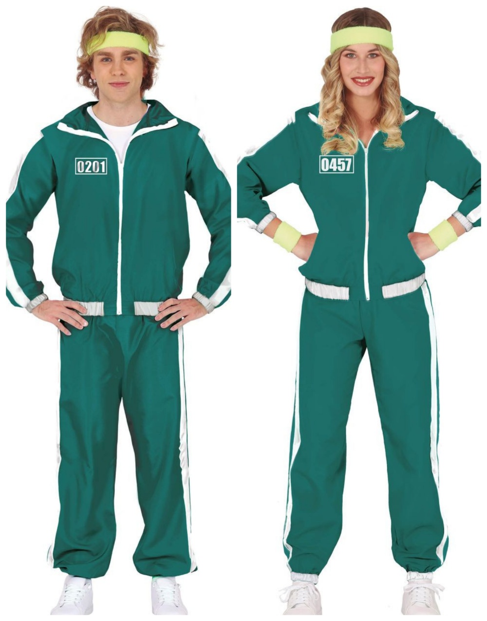 Parkostyme - Squid Game Inspirert Tracksuit Kostyme