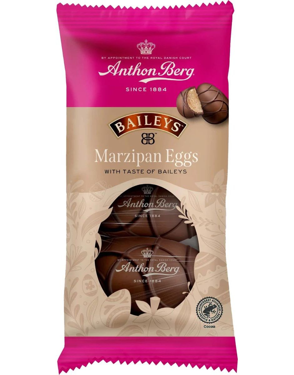 3 stk Anthon Berg Marsipanegg med Baileys 90 gram