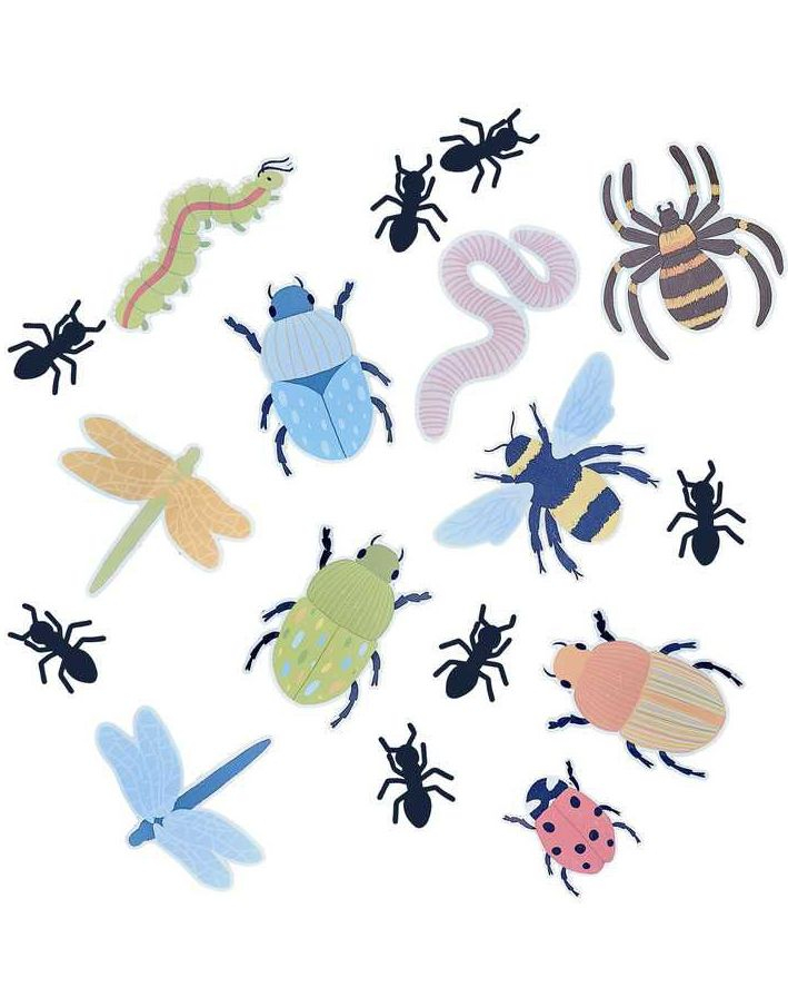 30 stk Insekt Veggdekorasjoner - Bug Party