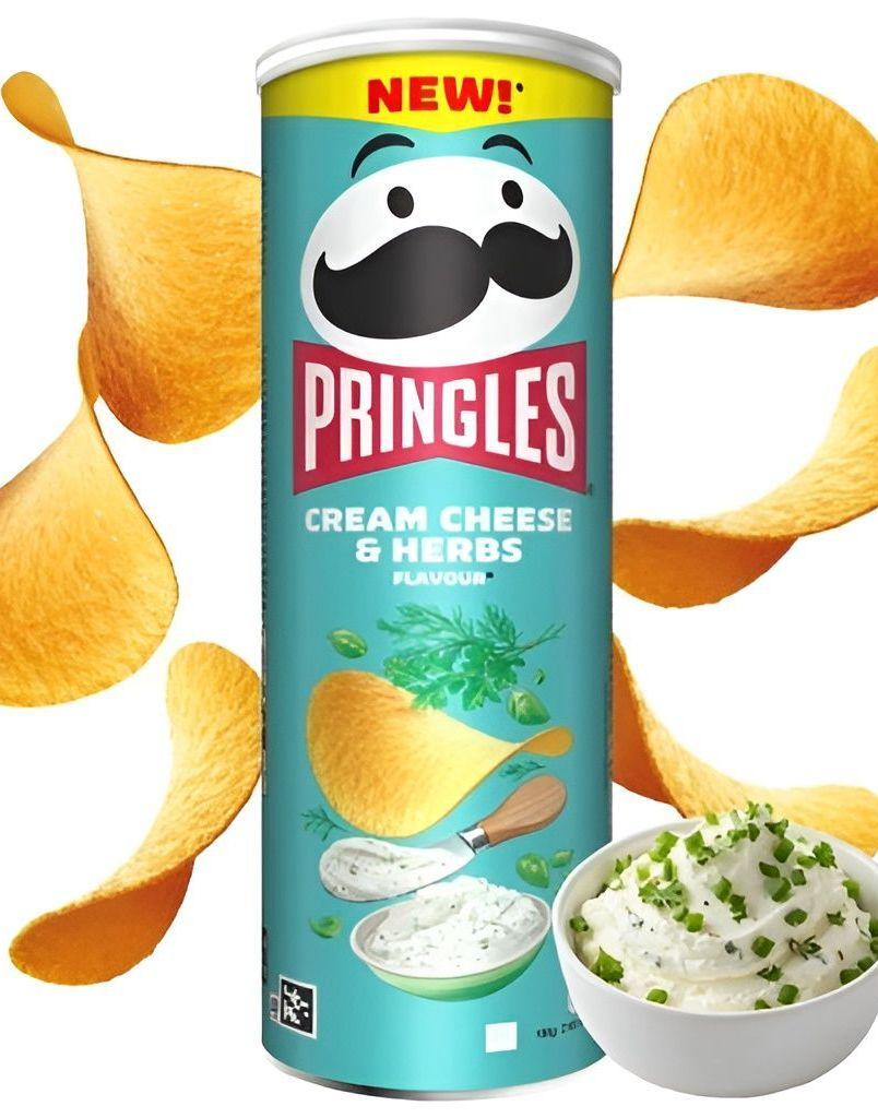 Pringles Cream Cheese & Herbs 165g