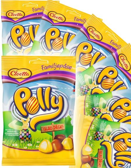 15 stk Polly Påskeposer med 3 Forskjellige Smaker - Hel Eske 4,5 kg