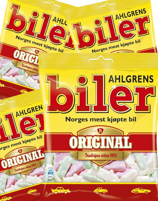 Bilde av 36 Stk Ahlgrens Biler 125 Gram Skumgodteri - Hel Eske 4500 Gram