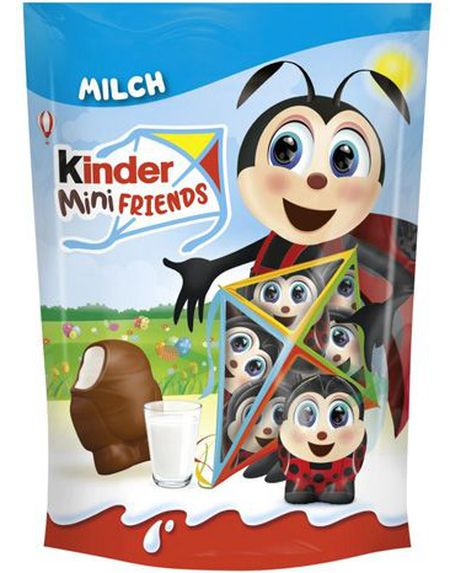Kinder Mini Friends - Melkesjokoladefigurer med Melkekremfyll 122 gram