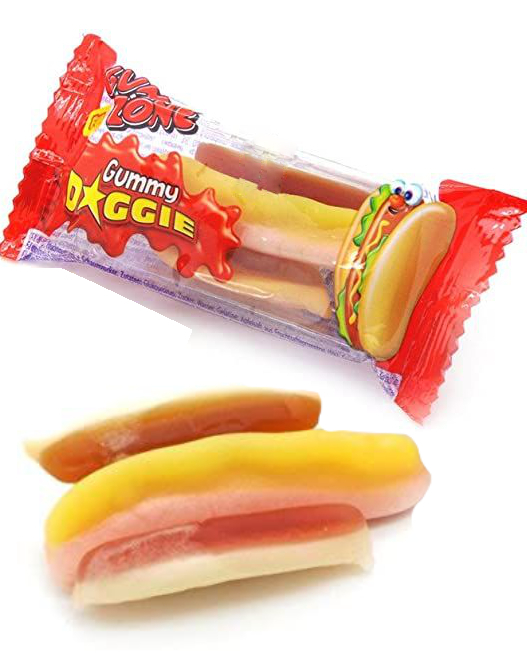 1 stk Gummi Zone Vingummi MINI Glutenfri Hot Dog