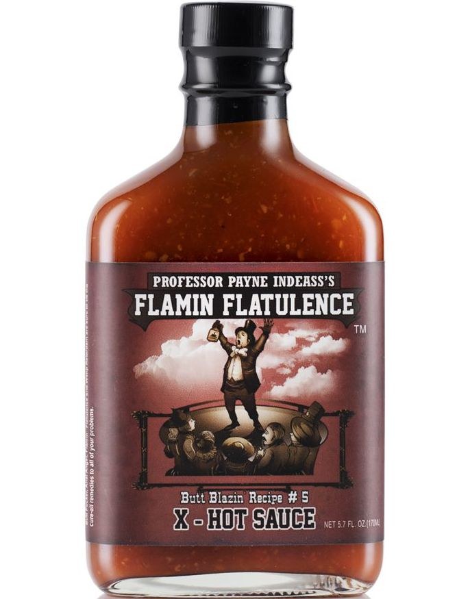 Professor Payne Indeass's Flamin' Flatulence - Sterk Habanerosaus 170 ml