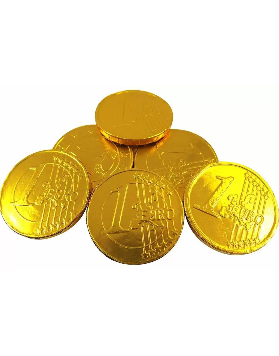 120 stk Sjokolademynter med Motiv av EuroMynt