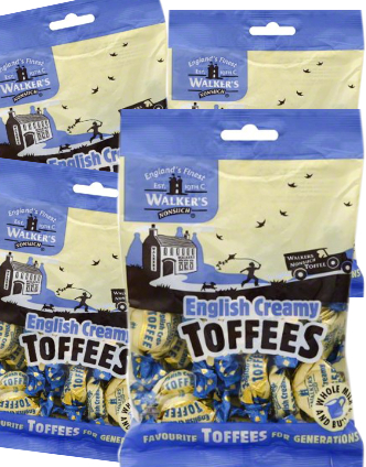 12 poser Walkers English Creamy Toffees - Hel Eske