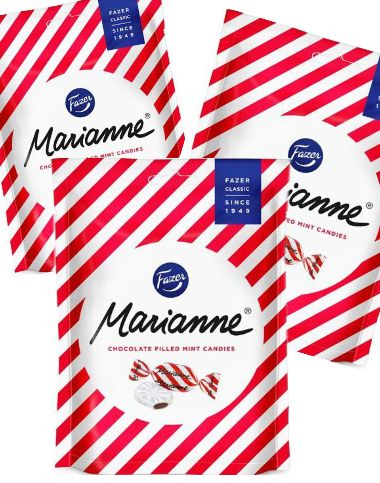 21 stk Marianne Mintpastiller med Sjokoladekjerne - Hel Eske